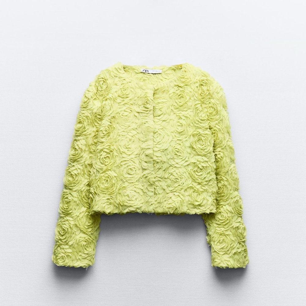 Zara🔥FLOWER JACKET🔥 NWOT